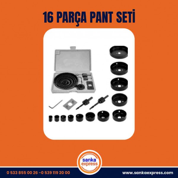 16 PARÇA PANT SETİ