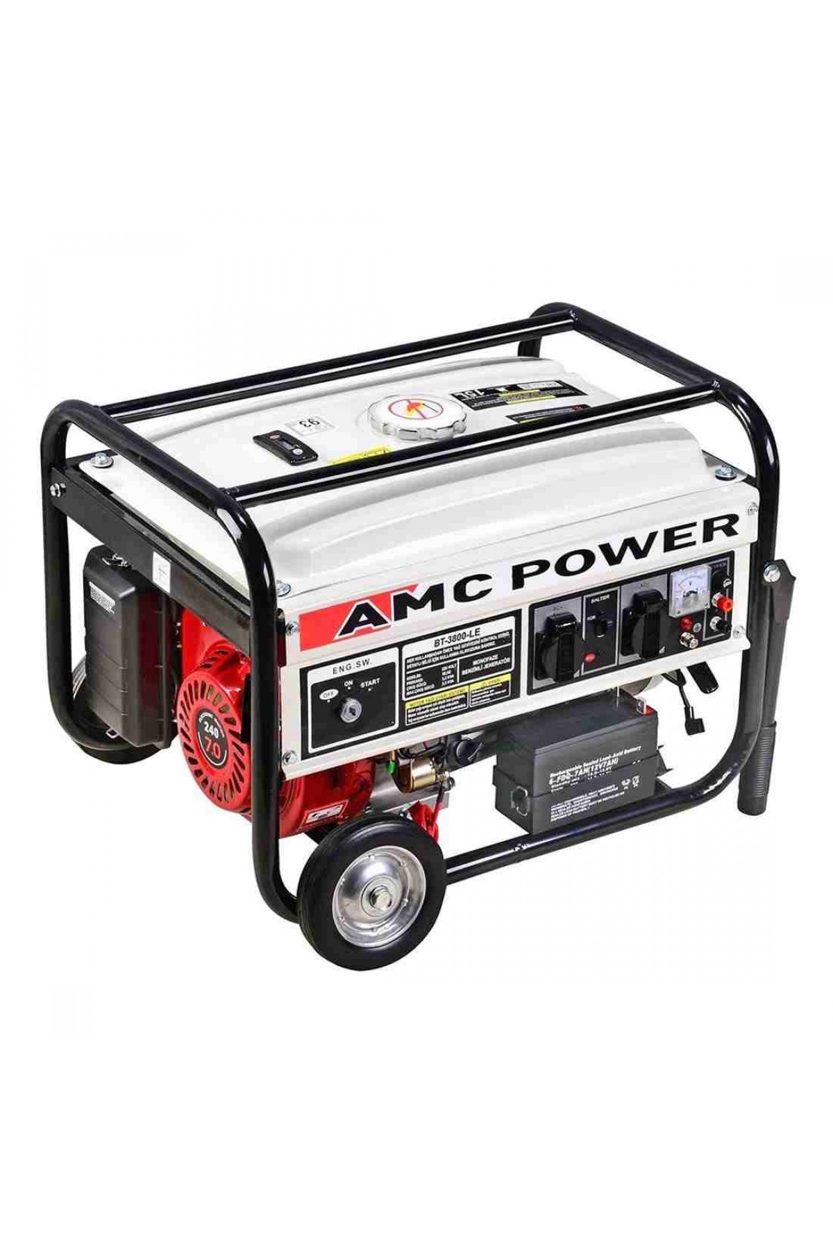 Amc Power Bt-3800 Le 3,5 Kva Benzinli Jeneratör Marşlı(Tekerlekli)