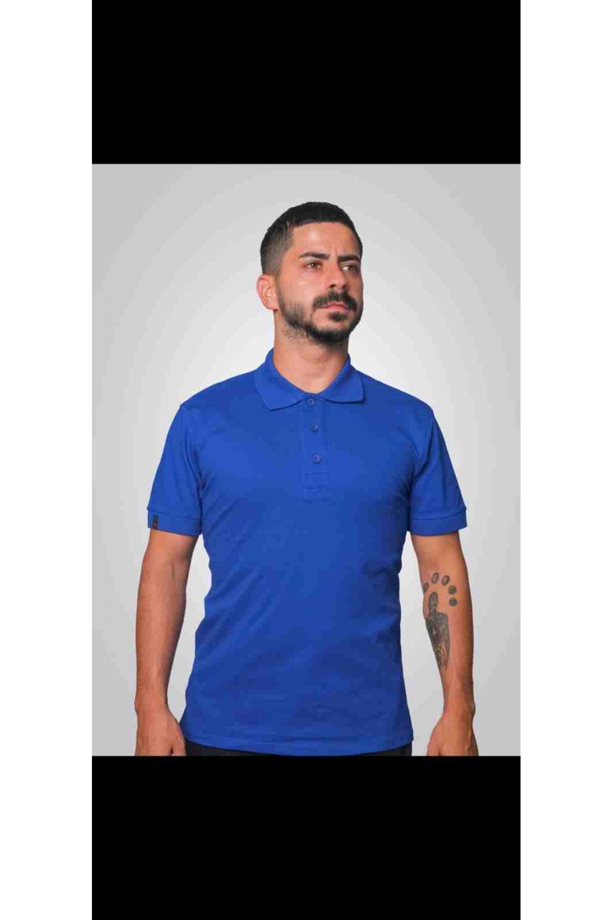 Polo Yaka Penye T-Shırt