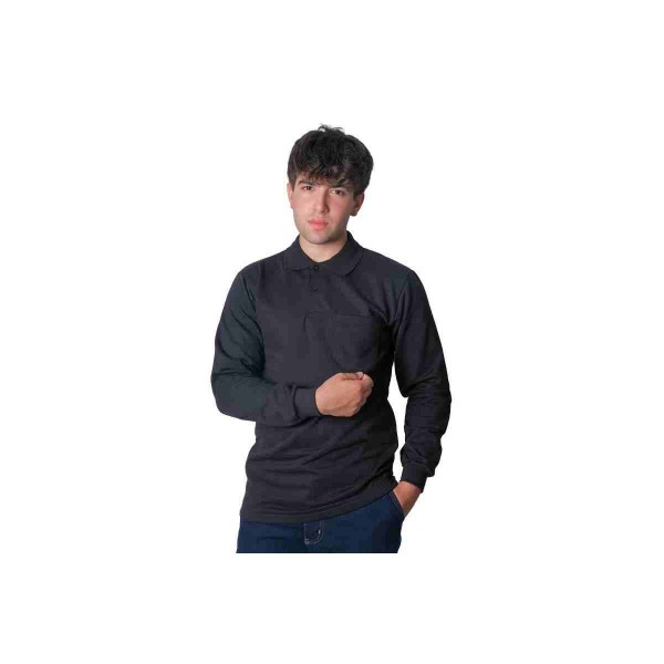 Polo Yaka İki İplik Sweatshirt